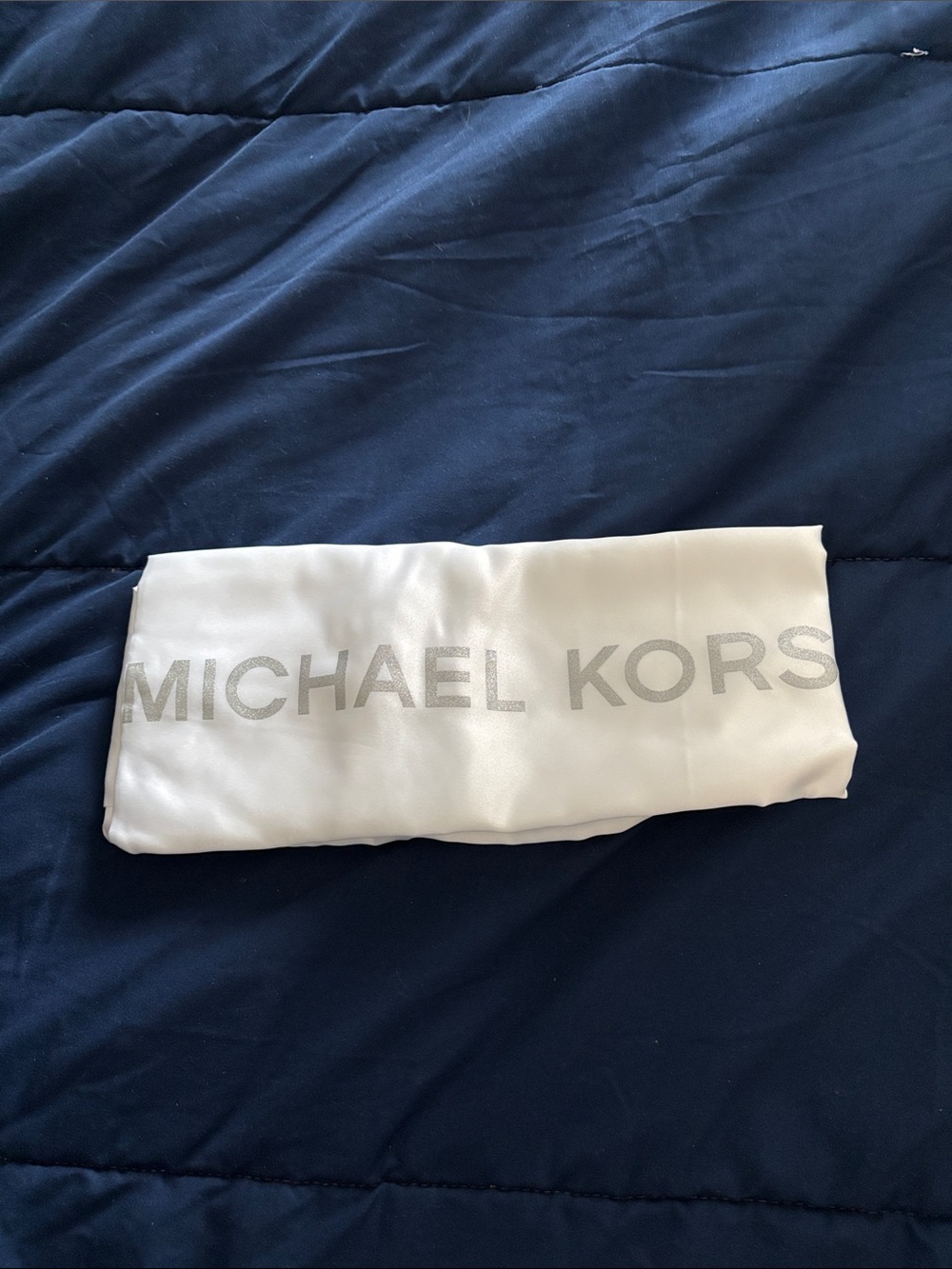 Michael Kors Brown and Black MK Logo Drawstring Shoulder Bag - Picture 6 of 7
